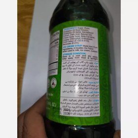 تصویر سیروپ (شربت) 800میل با طعم بستنی روح افزا رضوان Ice cream syrup Rizwan 