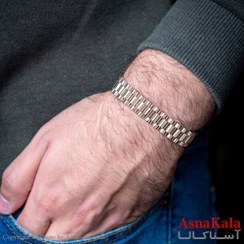 تصویر دستبند رولکس مردانه Rolex Bracelet کد DSB18113W 