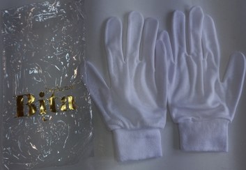 تصویر دستکش نخی زنامه چهار فصل - سفید ا Four season cotton gloves Four season cotton gloves
