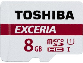 تصویر کارت حافظه توشیبا ۸ گیگ مدل micro SDHC UHS-I Toshiba micro SDHC UHS-I memory Card 8GB