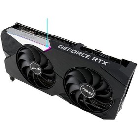 تصویر کارت گرافیک استوک ایسوس Dual GeForce RTX 3060 Ti ASUS Dual GeForce RTX 3060 Ti V2 8GB GDDR6