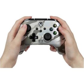 تصویر دسته ایکس باکس PowerA طرح ارتشی طوسی Xbox PowerA Controller Gray Army Design