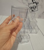 تصویر باکس پلکسی درب دار سایز ۵*۵ بسته ۵۰ عددی 