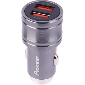 تصویر شارژر فندکی فست شارژ Pioneer C8636 5.4A QC3.0 PD 30W Pioneer C8636 5.4A QC3.0 PD 30W Car Charger