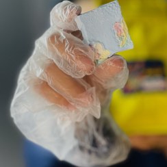 تصویر بستنی خشک بلوبری مارشمالو 