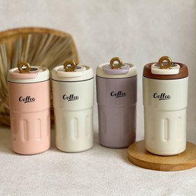 تصویر ماگ سفری مدل هوشمند درجه دار قلاب دار Classy smart model travel mug