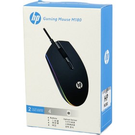تصویر ماوس سیم دار اداری | خانگی اچ پی HP M180 ا HP M180 wired mouse HP M180 wired mouse