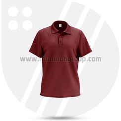 تصویر تیشرت جودون یقه دار (پولوشرت) زرشکی 