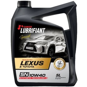 تصویر روغن موتور کانادا لوبریفنت اسپیشیال 10W40 SN TOYOTA &amp; LEXUS حجم 5 لیتر 