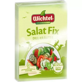 تصویر ادویه سالاد ویشتل آلمان با طعم شوید و جعفری بسته 5عددی (50 گرم) Wichtel Salat Fix Dill-Krauter 