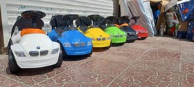 تصویر ماشین شارژی کودک مدل BMW 