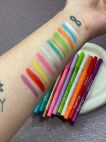 تصویر خط چشم رنگی 