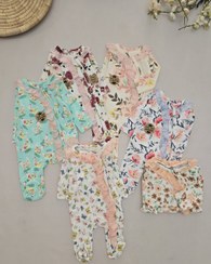 تصویر سرهمی دخترانه گلدار 