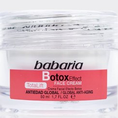 تصویر کرم لیفت و بوتاکس باباریا مدل babaria Botox Effect Face Cream 50ml 