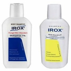 تصویر شامپو مو ایروکس مدل ضد شوره حجم 200 میلی لیتر به همراه شامپو بدن مدل ضد قارچ 