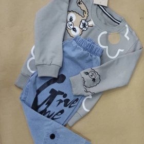 تصویر ست بلوز و شلوار دخترانه خرگوشی سایز ۴۰_۴۵ 