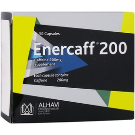 تصویر کپسول کافئین انرکاف 200 میلی گرم الحاوی Alhavi Enercaff 200 mg