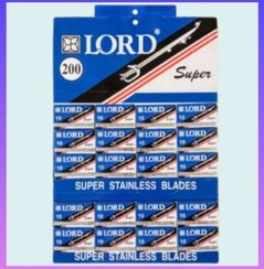 تصویر تیغ سنتی لرد بسته ۱۰ عددی 