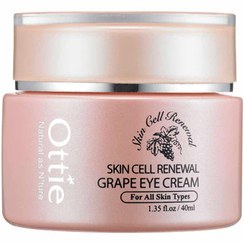 تصویر کرم دور چشم انگور 40 میل اوتی Ottie Skin Cell Renewal Grape Eye Cream