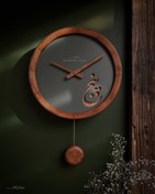 تصویر ساعت دیواری پاندول پنج - عدسی 