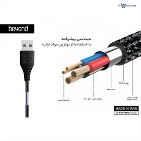 تصویر کابل تبدیل USB به Micro USB و Type-C بیاند BA-305 ا BA-305 beyond USB To Micro USB And Type-C BA-305 beyond USB To Micro USB And Type-C