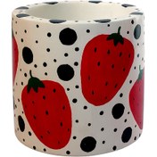 تصویر جامدادی رومیزی طرح توت فرنگی 