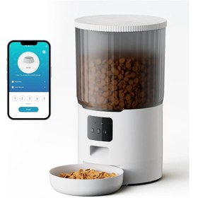 تصویر غذا خوری گربه و سگ مارک UIOOQ مدل PE-B01 AUTOMATIC PET FEEDER WITH WIFI