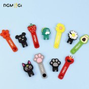 تصویر جمع کننده سیم و کابل سیلیکونی دکمه دار عروسکی 