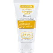 تصویر کرم ضد آفتاب بدون رنگ حجم 40 میلی لیتر سان وی ا Sunway Sunscreen Natural Cream 40 ml Sunway Sunscreen Natural Cream 40 ml