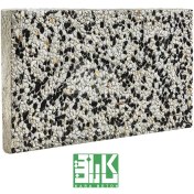 تصویر موزاییک واش بتن سفید مشکی سایز ۶۰*۳۰ 