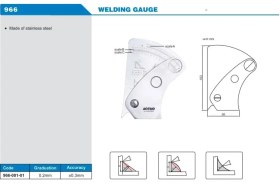 تصویر گیج جوشکاری Accud (آکاد) مدل 966-001-01 