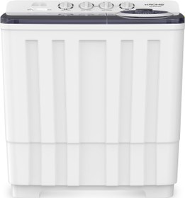 تصویر KROME 20KG Twin Tub Semi-Automatic Washing Machine, Mechanical Wash Timer, Intuitive Control, Durable Aluminium Spin Motor, 480W Wash & 200W Spin Input Power, White,1 Year Motor Warranty KR-WSA200K 