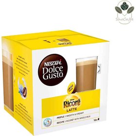 تصویر کپسول قهوه دولچه گوستو ریکور لته Ricore Latte 