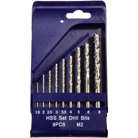 تصویر ست مته آهن 9 عددی RIZO 