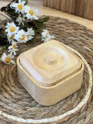 تصویر قندان تمام بامبو مربعی 