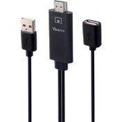 تصویر کابل تبدیل Verity V-HD14 USB To HDMI 2m 