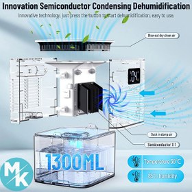 تصویر رطوبت گیر منزل برند Raofuo مدل D5 