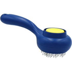 تصویر برس خودتمیزکن آبی ۱۸x۵x۷ سانتیمتر برند generic Self-Cleaning Brush Blue 18x5x7cm