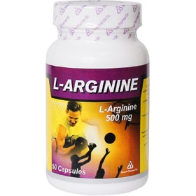 تصویر کپسول ال آرژنین دانا 500 میلی گرمی 50 عددی Daana L-Arginine 500 mg Capsules 50 Caps