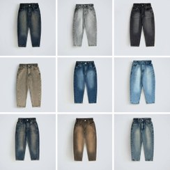 تصویر شلوار جین بچگانه مام ساده‌ کمرکش برند آکو AKU 