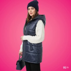 تصویر پافر زنانه پوست ماری 