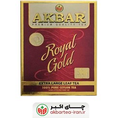 تصویر چای سیاه سلطنتی اکبر بسته 80 گرمی 