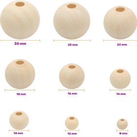 تصویر مهره چوبی 