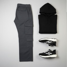 تصویر شلوار شش جیب مدل Reza-دودی 