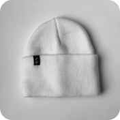 تصویر کلاه بافت سفید 