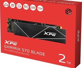 تصویر اس اس دی اینترنال ایکس پی جی مدل XPG GAMMIX S70 BLADE ظرفیت 2 ترابایت XPG GAMMIX S70 BLADE 2TB