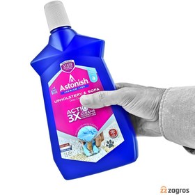 تصویر مایع پاک کننده و لکه بر مبلمان آستونیش 1 لیتری astonish deep clean upholstery and sofa cleaner 1litr