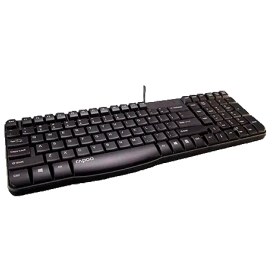 تصویر کیبورد سیمی رپو مدل RAPOO N2400 RAPOO WIRED KEYBOARD N 2400