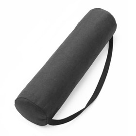 تصویر کیف رولی مت یوگا جنس کشمیر زغالی 