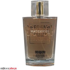 تصویر ادکلن مادمازل از برند رودیر حجم 100میل.رایحه ملایم شیرین گلی Rodier